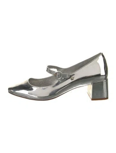 Pre-owned Larroude Patent Leather Pumps In Silver