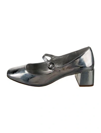 Pre-owned Larroude Patent Leather Pumps In Silver