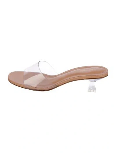 Pre-owned Larroude Pvc Slides