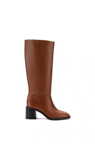 Larroude Larroudé Ricky Boot In Mocca Leather