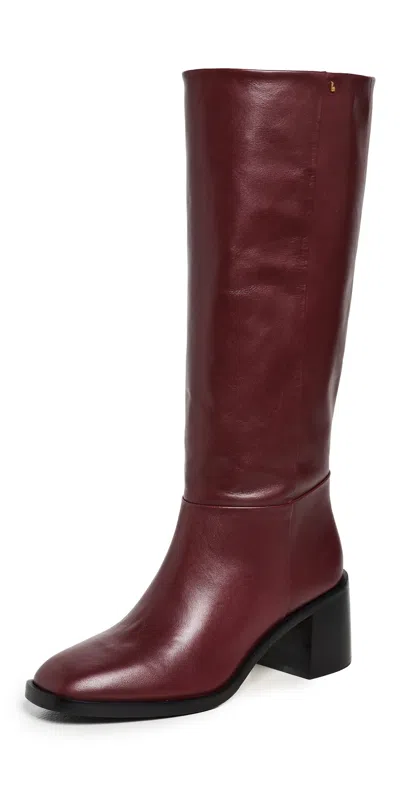 Larroude Ricky Boots Burgundy