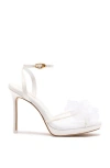 Larroude Larroudé Salma Platform Sandal In White
