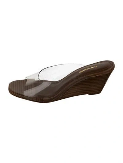 Pre-owned Larroude Sandals In Multicolor