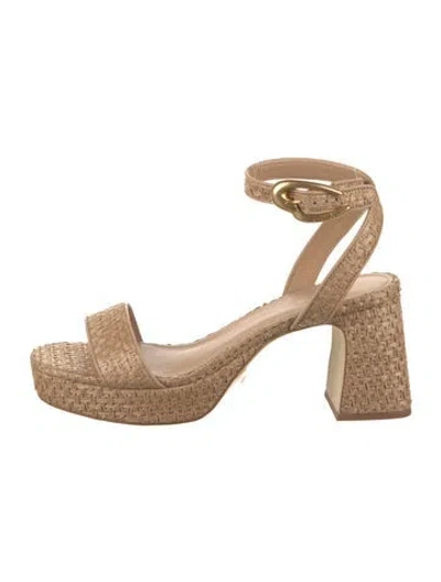 Pre-owned Larroude Sandals W/ Tags In Neutral
