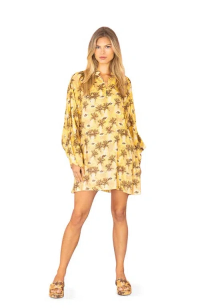 Larroude Larroudé Short Caftan In Yellow