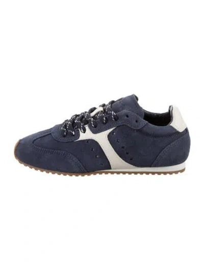 Pre-owned Larroude Stella Sneakers In Blue