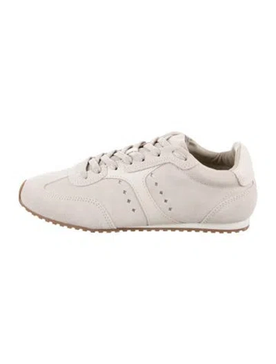 Pre-owned Larroude Stella Sneakers In Neutral