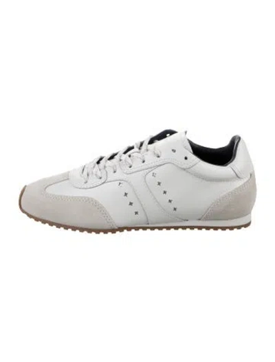 Pre-owned Larroude Stella Sneakers In White
