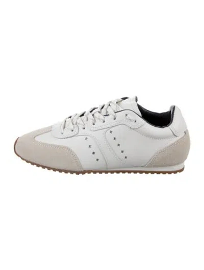 Pre-owned Larroude Stella Sneakers In White
