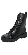 Larroude Trinity Boots Black In Black