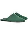 Larroude Larroudé Venice Leather Flat With Pouch