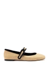 Larroude Verona Ballet Flat In Neutral