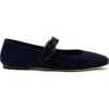 Larroude Women's Verona Ballet Flats In Navy