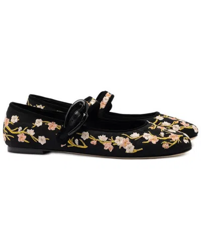 Larroude Verona Flat Blac Black