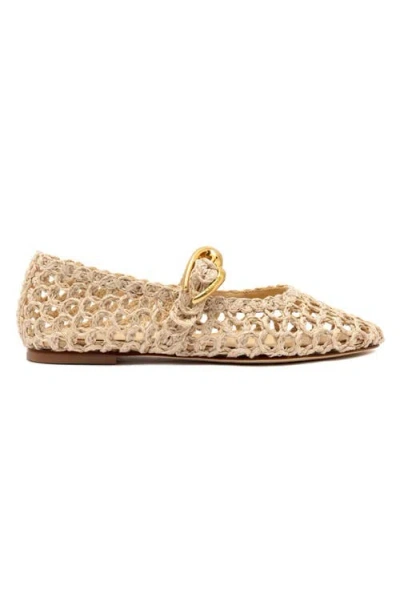 Larroude Larroudé Verona Macrame Ballet Flat