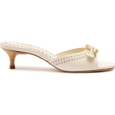 Larroude Larroudé Verona Mule In Ivory