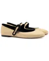 Larroude Verona Ballet Flat In Brown