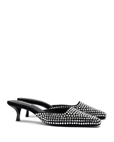 LARROUDE WOMEN'S AMAL EMBELLISHED MULES