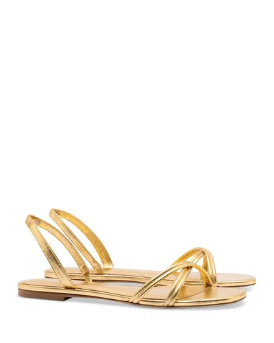 Larroude Women's Annie Sandals In Gold