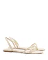 Larroude Women's Annie Sandals In White