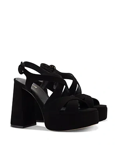 Larroude Women's Bee Platform Sandals In Black