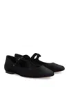 Larroude Women's Blair Mary Jane Ballet Flats In Black Velvet