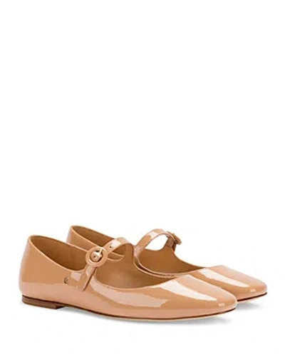 Larroude Women's Blair Mary Jane Ballet Flats In Beige