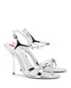 Larroude Women's Brooks High Heel Sandals In Silver