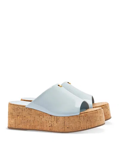 Larroude Women's Charli Platform Sandals In Blue