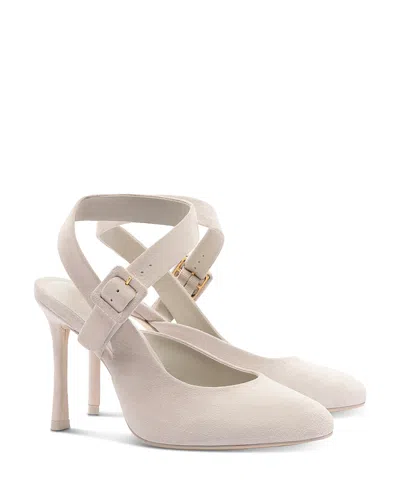 Larroude Women's Deena Pumps In Mushroom Grey