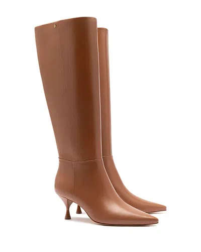 Larroude Women's Georgia Pointed Toe Boots