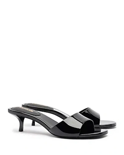 Larroude Women's Greta Mule Sandals In Black