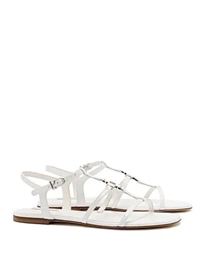 Larroude Women's Hana Strappy Sandals In White