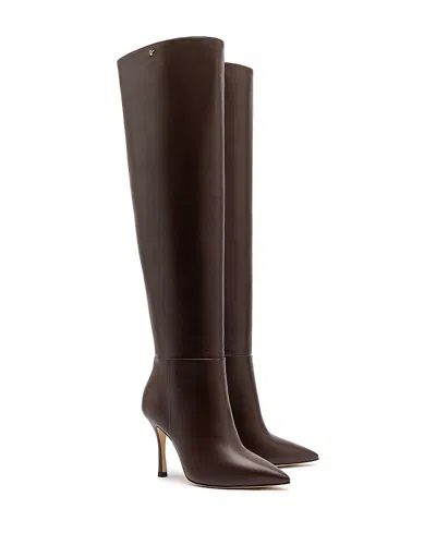 Larroude Women's Kate Boots In Brown