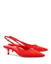 Larroude Maxine Pump In Red