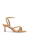 Larroude Milanina Mini Sandal In Tan