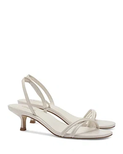 Larroude Women's Mini Annie Slip On Slingback Sandals In Ivory