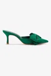Larroude Women's Mini Elle Pumps In Emerald In Green