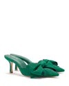 Larroude Larroudé Elle Pointed Toe Mule In Green