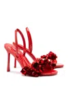 Larroude Morgan Sandal In Red