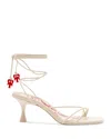 Larroude Nadia Sandal In Neutral