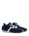 Larroude Women's Stella Suede Sneakers In Blue