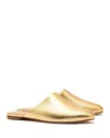 Larroude Women's Venice Flat Mules In Gold