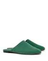 Larroude Women's Venice Flat Mules In Green