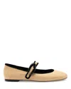 Larroude Verona Ballet Flat In Neutral