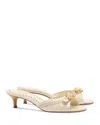 Larroude Larroudé Verona Mule In Ivory
