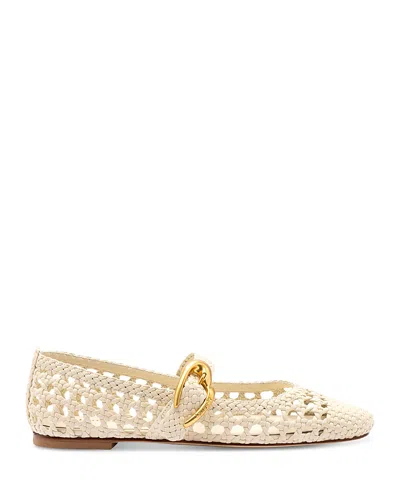 Larroude Women's Verona Macrame Ballet Flats In Neutral