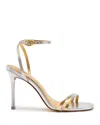 Larroude Women's Vesper Sandals In Metallic Silver