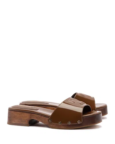 Larroude Women's Zuzi Mule Sandals In Brown