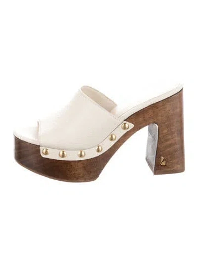 Pre-owned Larroude X Kenneth Cole Leather Sandals In Multicolor